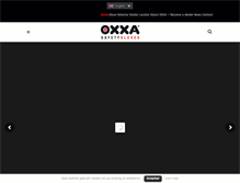 Tablet Screenshot of oxxa-safety.com